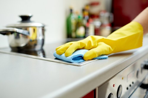 Escalation review for an oven cleaning complaint